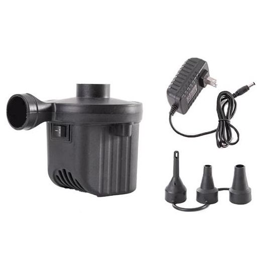 Generic Pompe à air électrique Portable pour Matelas gonflable Canapé Flotteurs de piscine Remplissage rapide avec 3 buses - image 2