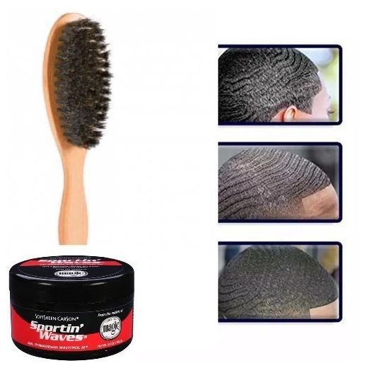 Ensemble Brosse à cheveux + Waves multifonction