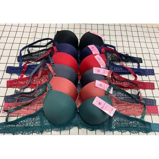 Generic Lot de 6 soutien-gorge multicolore