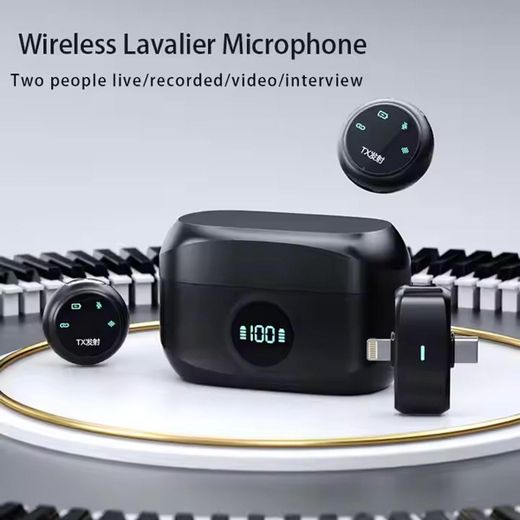 Generic Microphone Sans Fil À Clip - K31 Pro - Compatible Android Et Ios - image 3