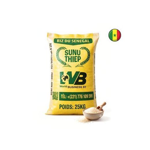 SUNU THIEP Riz Entier de la Vallee - 25KG