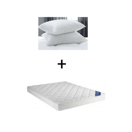 Celeste Pack matelas orthopédique lux + oreiller et drap offert - 180x190x20cm
