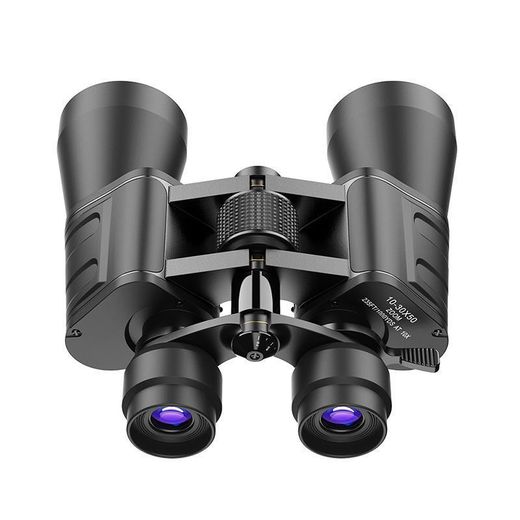 Apexel Jumelles Zoom 10-30X50 jumelles à double grand oculaire jumelles - Noir