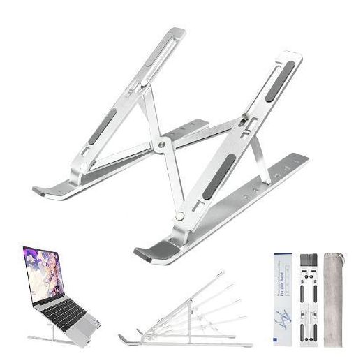 Support en Aluminium pour ordinateur portable - Gris