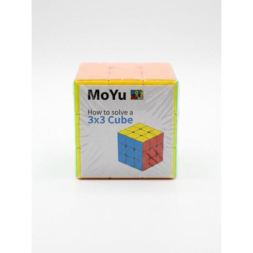 Rubik's Cube 3x3 MoYu – Casse-Tête Rapide et Fluide (Speedcube) avec Guide de Résolution