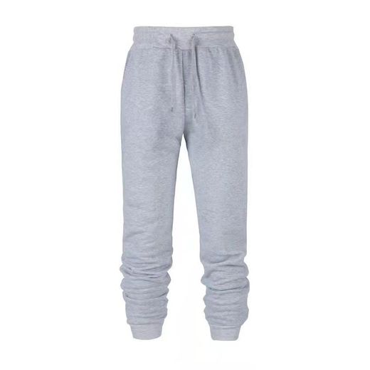 Berrykey Pantalons pour hommes Décontractés à la mode Chinos de combat Pantalons de sport Joggeur - Gris - image 3