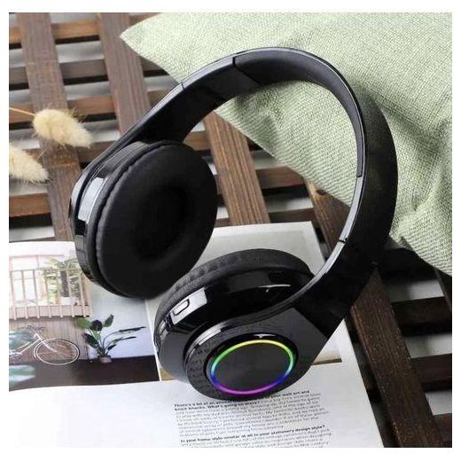 Oraimo Casque Bluetooth lumineux EXTRA BASS FM Radio AIR EAR PODS lecteur MP3 avec micro pour téléphone mobile tablette PC (air ear pod oraimo)