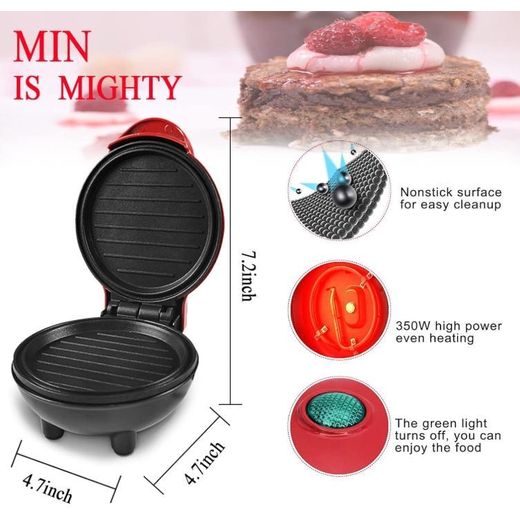 Generic Rôtissoire électrique à Pain, Machine à Sandwich Et Petit Déjeuner,Poêle à Frire-Prise EU - image 2