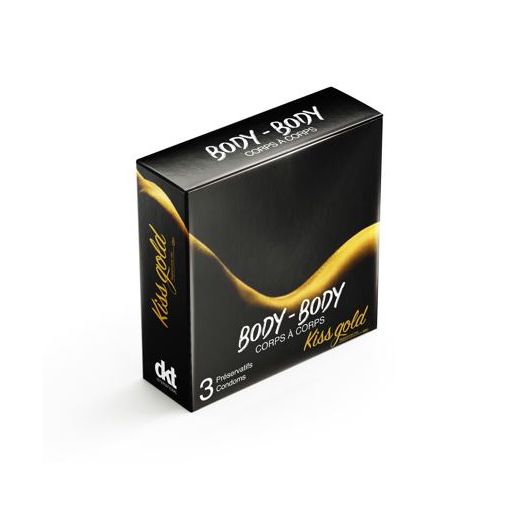 Kiss Préservatifs Gold Body-Body x3