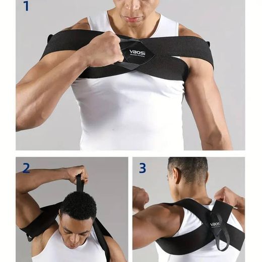Generic Correcteur de Posture, Redresseur de Dos pour Homme Femme, Maintien Dos, Support Dorsal Respirant, Soulage les Douleurs au cou et aux épaules, Détend le cou et les épaules - image 2