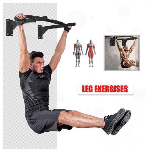 Generic BARRE FIXE ( BARRE DE TRACTION MUSCULATION ABDO SIT UPS PUSH UPS ET DIPS / PULL UP BAR ) à fixer