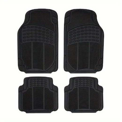 Generic Lot de 4 tapis de sol antidérapants pour voiture - image 2