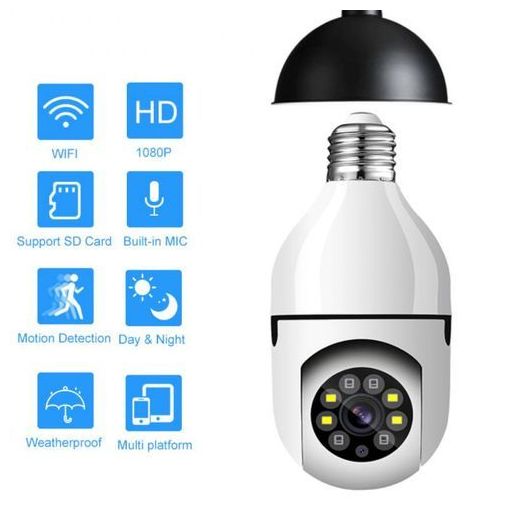 Generic Caméra Surveillance WIFI sans Fil Détection Mouvement Infrarouge + MicroSd 64Go - image 2