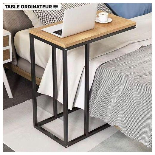 Table de coin meuble d’appoint- pour ordinateur et petit déjeuner