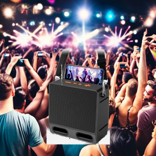 Generic Enceinte HM -901 stéréo portable sans fil Bluetooth - image 2