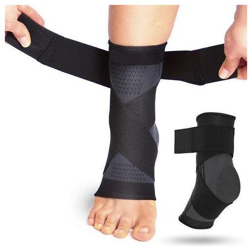 Generic Chevillère Anti-Antorse en Nylon, Spandex, Latex - Vert & Noir, Double Protection indispensable pour protéger vos chevilles