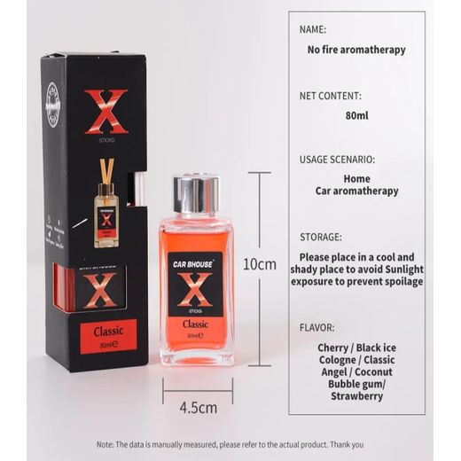 Generic PARFUM D'AIR DE VOITURE AVEC BÂTONNETS 80 ML - image 4