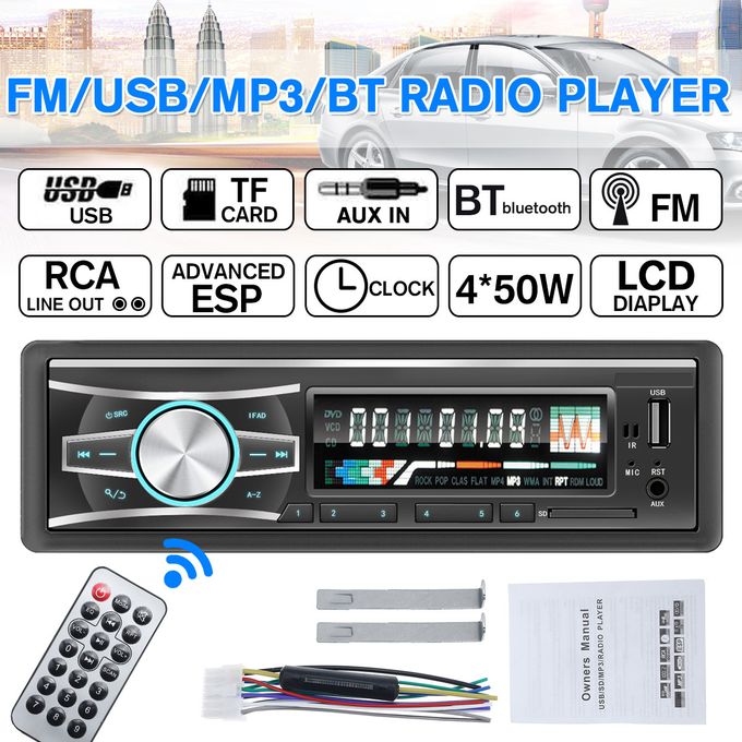 Generic USB blue-tooth FM Universal Car Radio MP3 Player - Prix