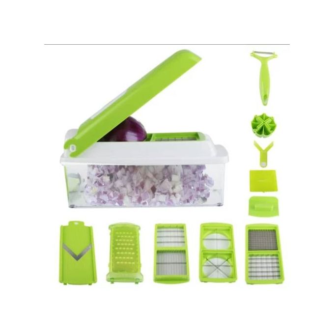 Genuis Découpe Légumes et Fruits - Nicer Dicer plus - Multifonctions 12 en  1 - Prix pas cher