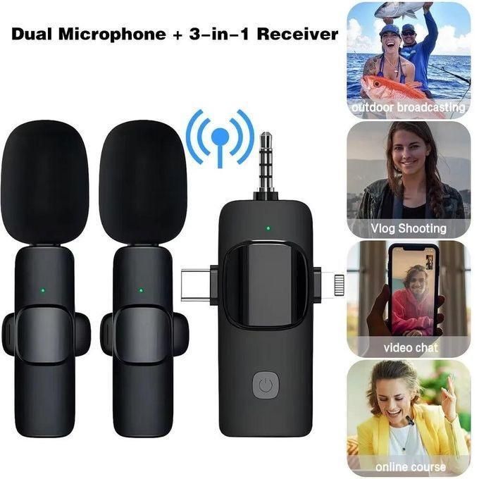 Micro Cravate Sans Fil Pulilang - Bluetooth Avec Réduction De Bruit Pour IPhone Android PC - Parfait Pour YouTube, TikTok, Vlogs Micro Portable IPhone Android