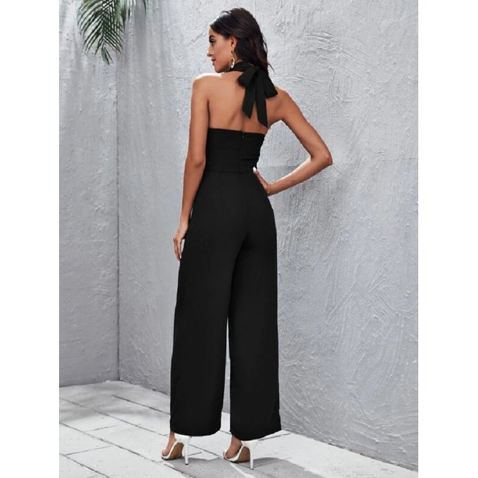 Salopette D'été Femme Sans Manches - Combinaison Ample En Coton - Dos Nu Style Bohème - Pour Plage, Vacances Et Soirées