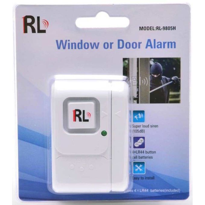 Alarme de Porte, Alarme de Fenêtre Alarme sans Fil 120dB pour Porte,  Fenêtre et Détecteur de