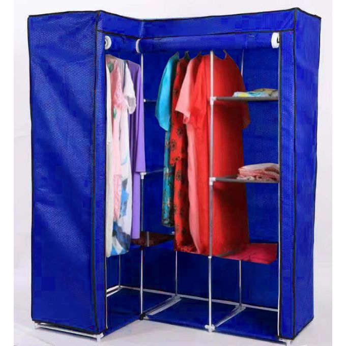 Generic Armoire De Rangement Penderie 4 Battants Pivot 173x45x88