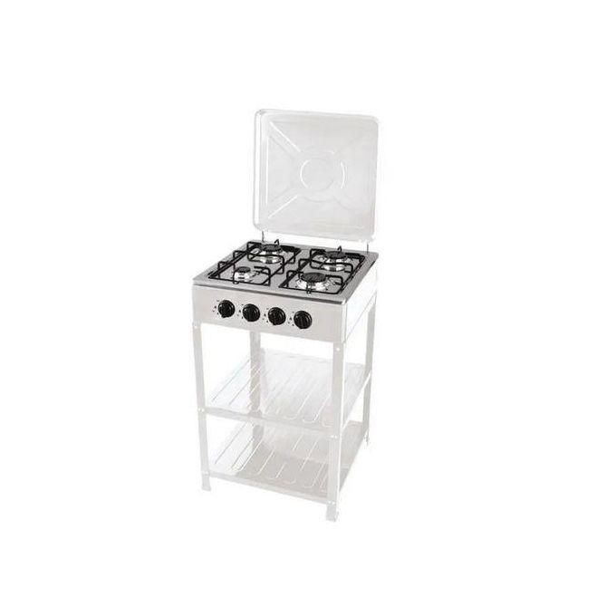 Cuisinière à Gaz 4 Feux Avec Étagère - Gazinière avec Étagère - réchaud