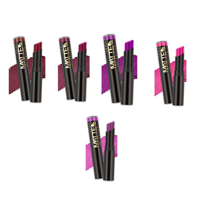 Lot De 5 Rouge A Lèvres Matte 5 Couleurs