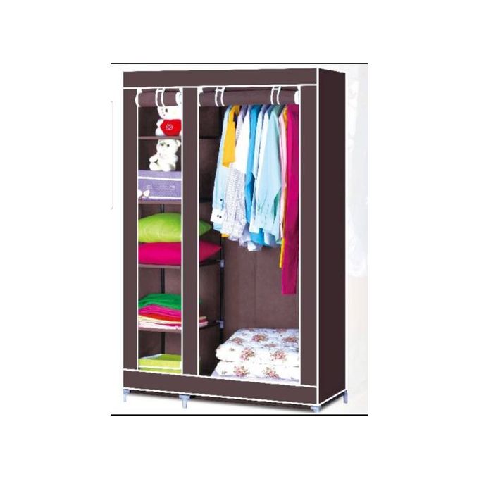 Generic Armoire Penderie 2 Battants Marron 110 45 75 Cm Prix