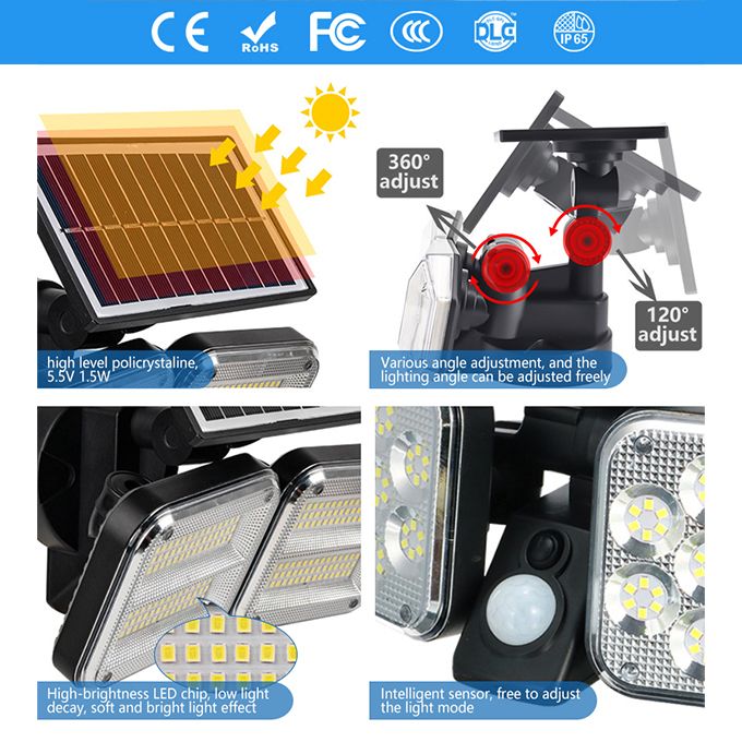 Wholesale Lampe de sonnette solaire à induction multifonctionnelle