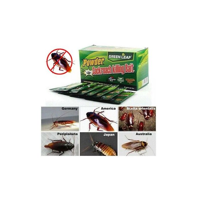 PRESTATIC LOT 50 sachets GREEN LEAF ANTI CAFARDS ANTI BLATTES EXTERMINATEUR  0.01 g 1.0 unité : : Jardin