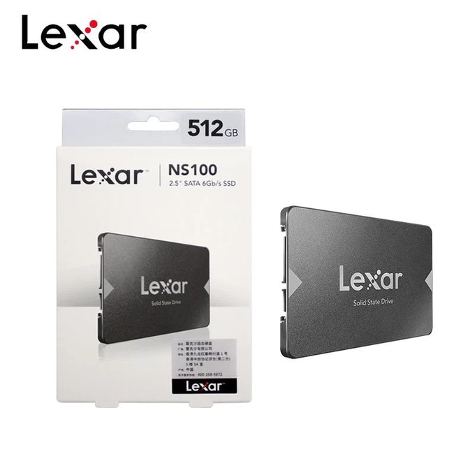Disque Dur SSD interne 512 Go - Lexar NS100 - Noir