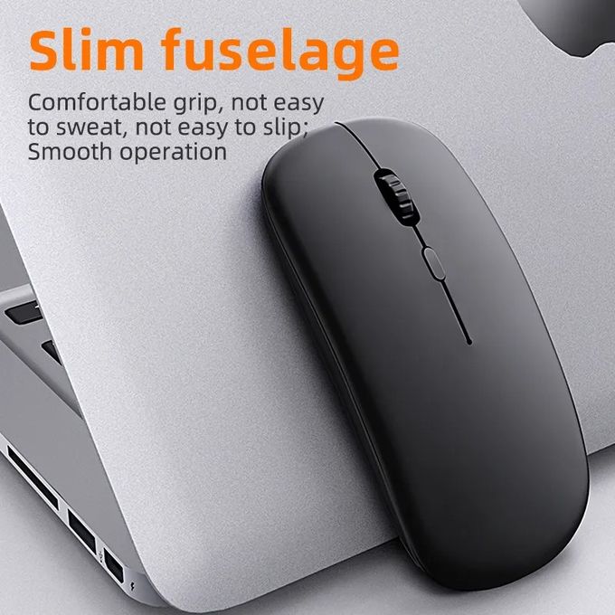 Souris sans fil Slim NOIR USB 2.0 + souris 2,4 GHz récepteur pour PC  portable - Cdiscount Informatique