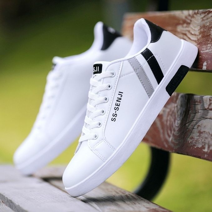 white summer mens shoes