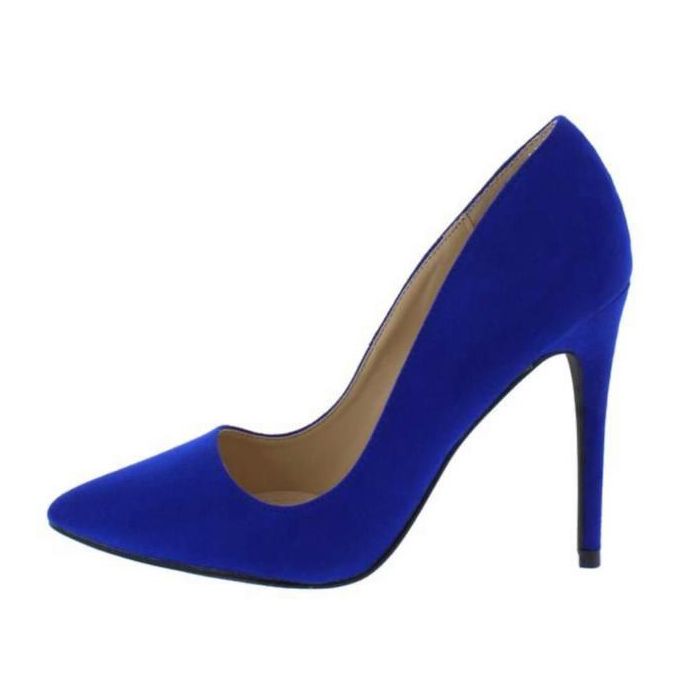 talon haut bleu