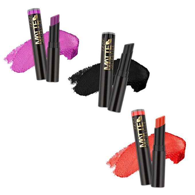 Lot De 3 Rouge à Lèvres Matte Giggle Raven Frisky