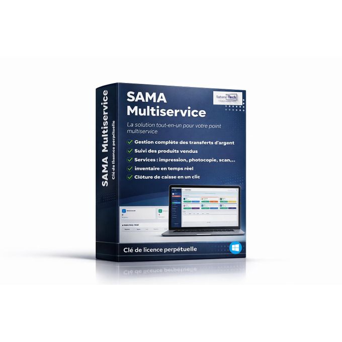 Sama Logiciel SAMA Multiservice Pro - Licence à vie - Prix