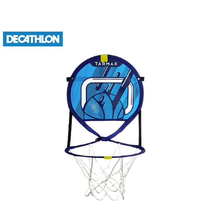 TARMAK Panier de basket transportable avec ballon pour enfant et adulte  HOOP 100 Bleu by decathlon - Prix pas cher