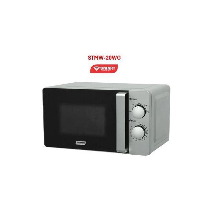 SMART TECHNOLOGY Four à Micro-Ondes 20 Litres - STMW-20WG - Gris - Garantie 3 Mois - Image 1