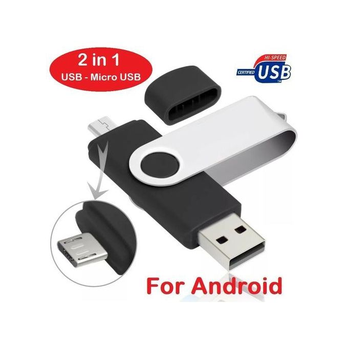 Noir 512gb-otg téléphone portable clé USB est adapté pour ordinateur de  téléphone mobile double usage adaptateur quatre en un clé USB