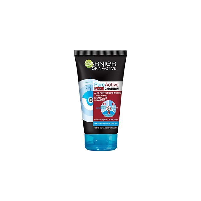 Garnier Garnier Pure Active Gel Nettoyant 3 En 1 Anti