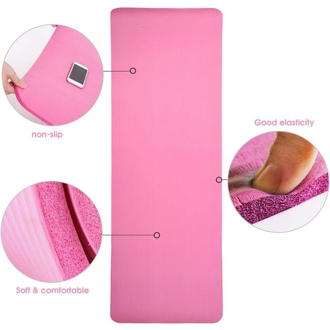 Generic Tapis De Yoga, élargir Le Tapis Antidérapant, Le Tapis d'exercice  De Fitness Multifonctionnel 183 X 61 X 1cm - Prix pas cher