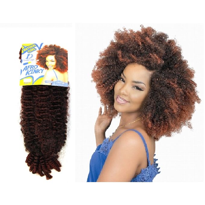 Darling Meches Crochet Braids Afro Kinky Natural Curl Couleur