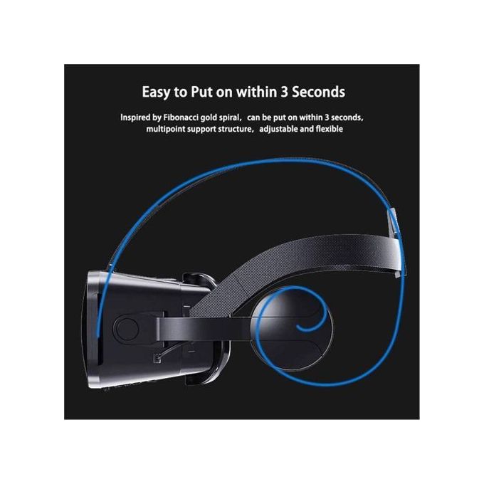 Lunettes VR 3D Casque VR Lunettes De Réalité Virtuelle Intelligentes Casque  Viar Pour IPhone Smartphones Android Lentilles De Téléphone Avec  Contrôleurs Jumelles X0801 Du 12,9 €