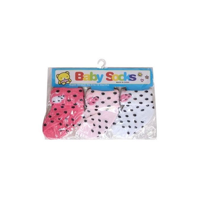 Generic Set De 3 Chaussettes Bebe En Coton 2 A 6 Mois Multicolore Prix Pas Cher Jumia Sn
