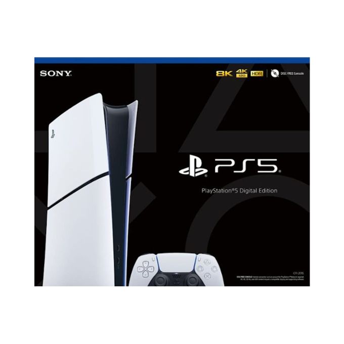 Console Sony PlayStation 5 Digital Edition - Blanche - 825 Go - Neuf Sous Garantie Avec Facture