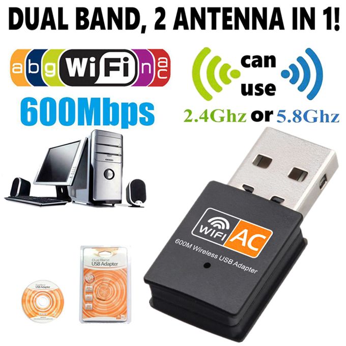 Réseau de clé WiFi double bande [adaptateur WiFi USB]