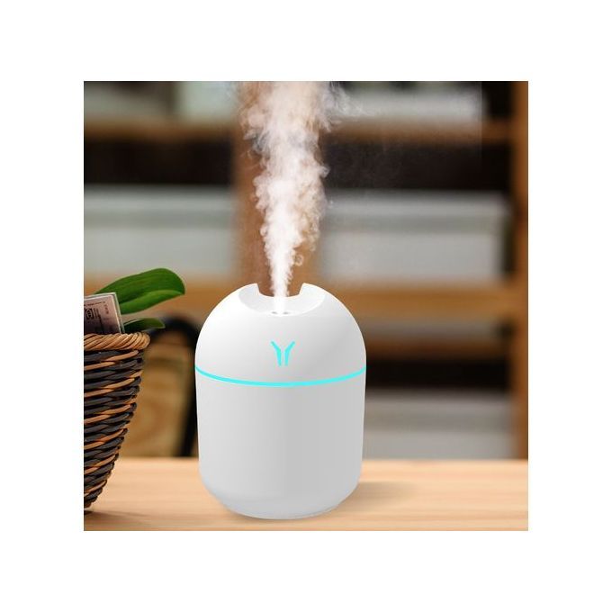 Mini Humidificateur d'Air Ultrasonique avec Lampe LED, Diffuseur d