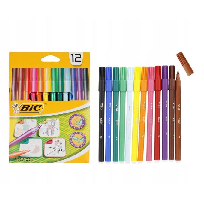 24 feutres de coloriage BIC prix pas cher